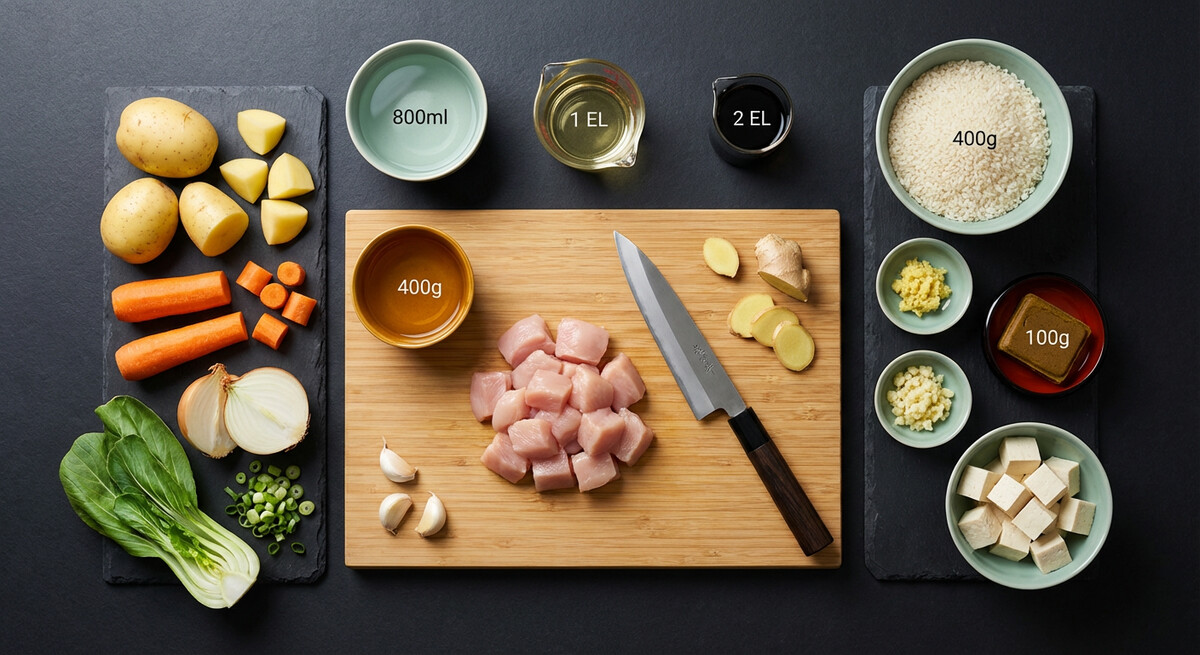 Mise en place: Curry Japonais
