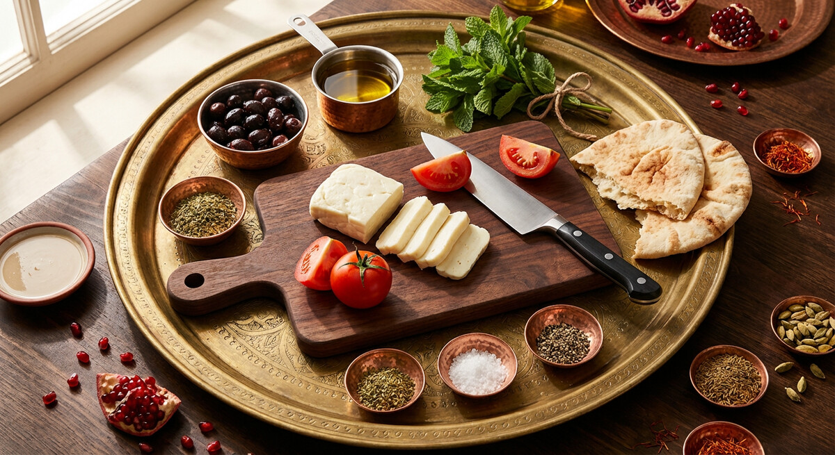 Mise en place: Desayuno con Halloumi