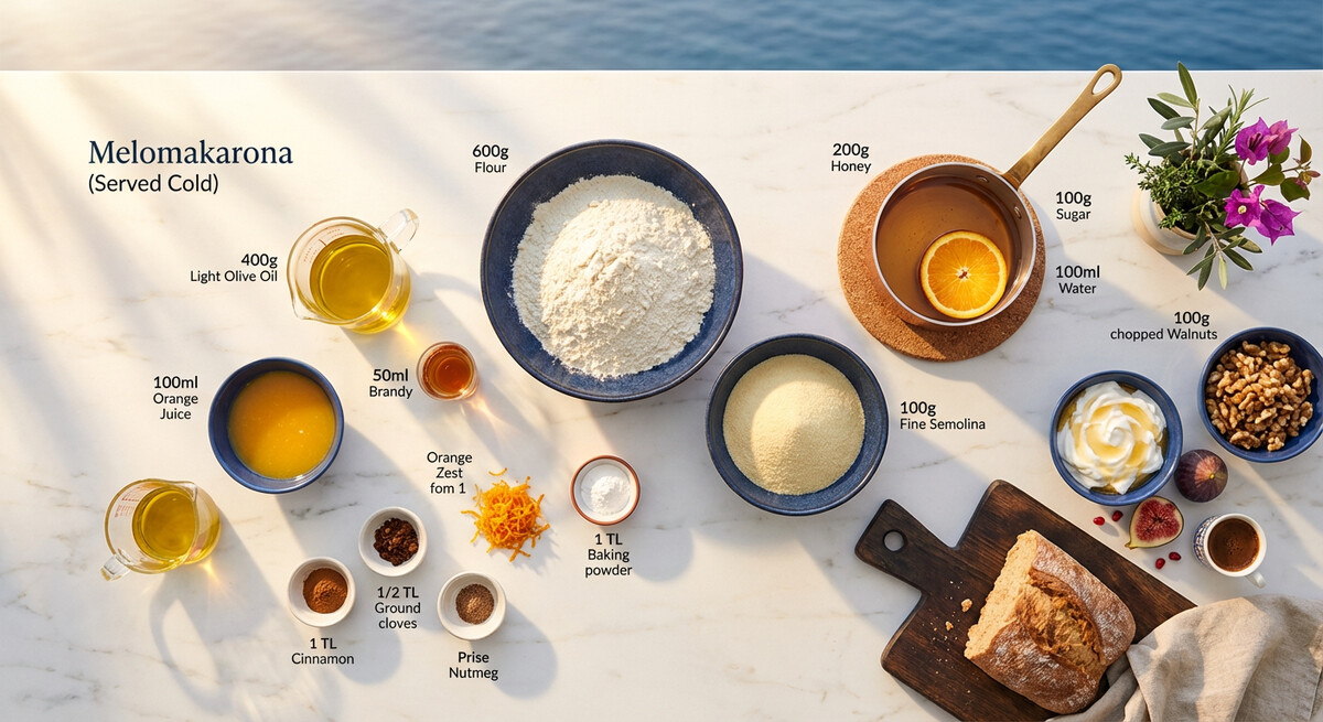 Mise en place: Melomakarona (Servidos Fríos)