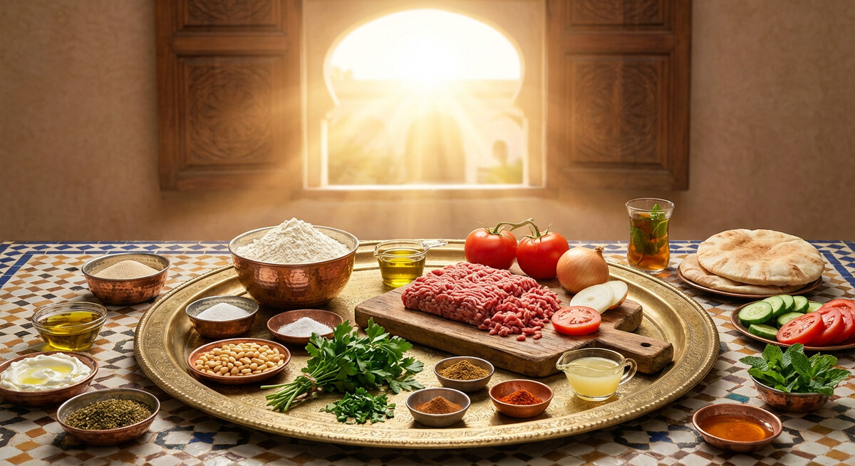 Mise en place: Sfiha