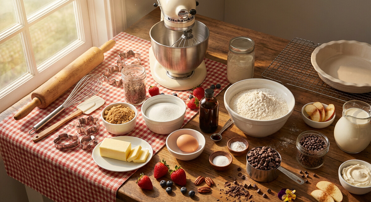 Mise en place: Gâteau Cookie aux Pépites de Chocolat