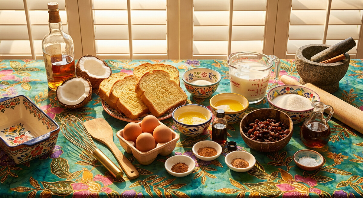 Mise en Place: Pudín de Pan (Puerto Rico)