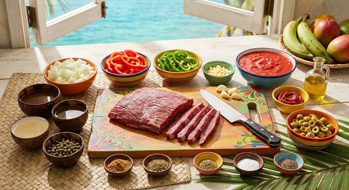 Mise en place: Ropa Vieja Cubain