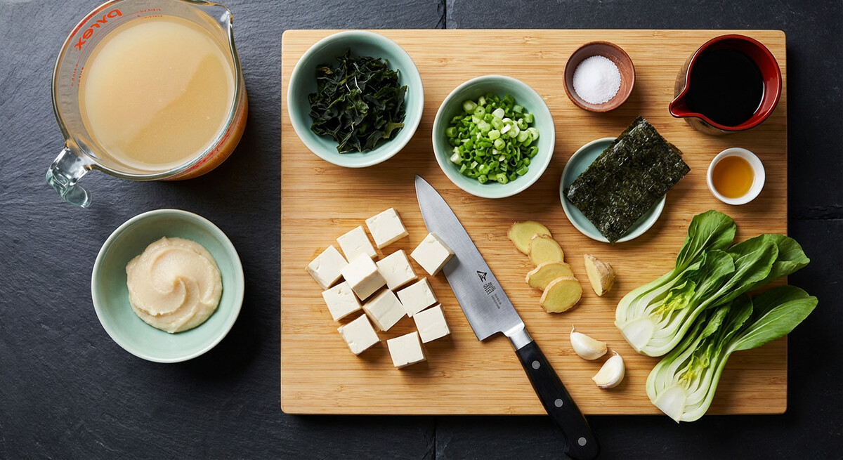 Mise en place: Soupe Miso