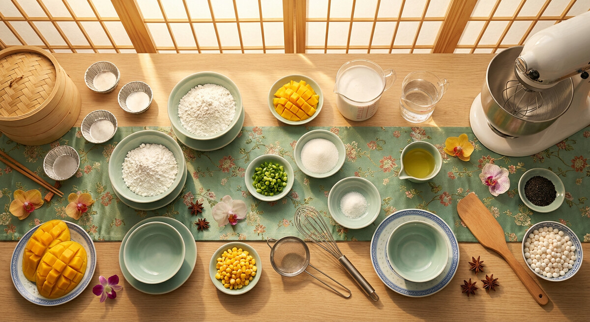 Mise en place: Khanom Krok