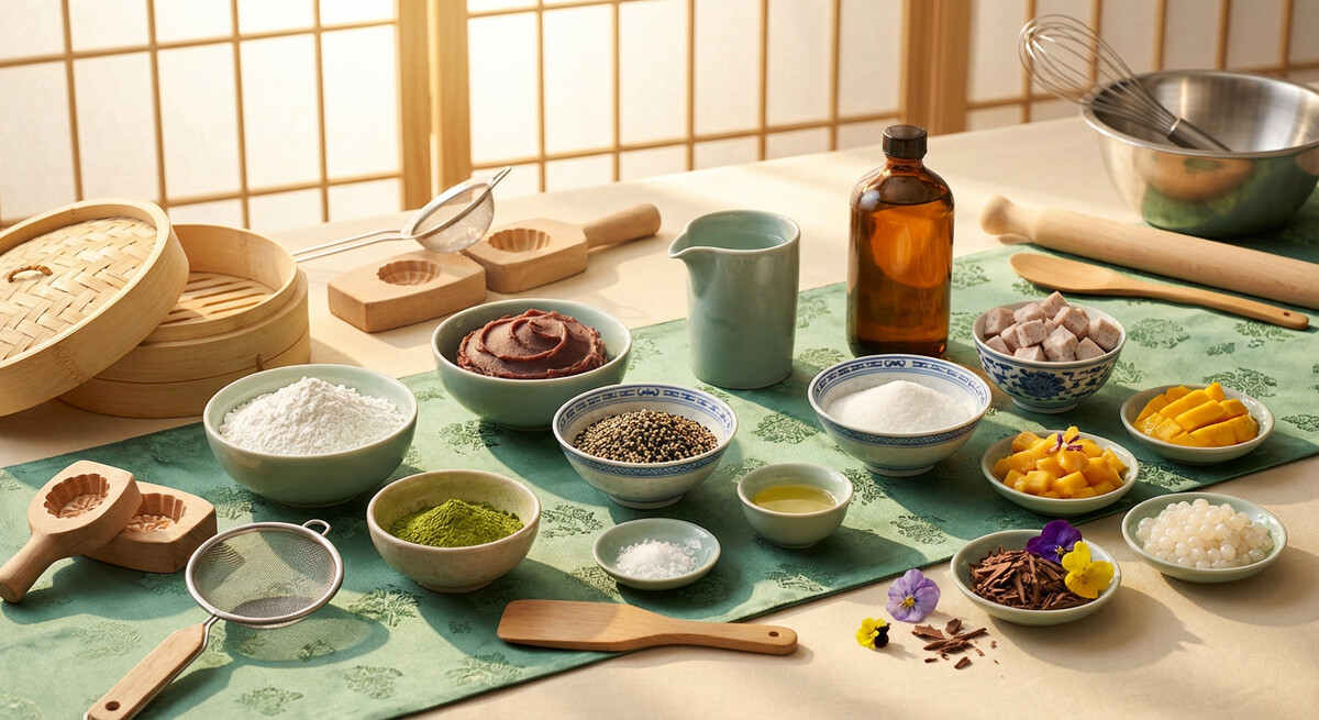 Mise en place: Boules de sésame