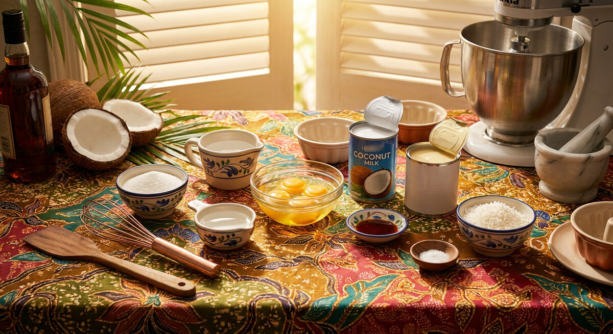 Mise en Place: Flan de Coco (Kuba)