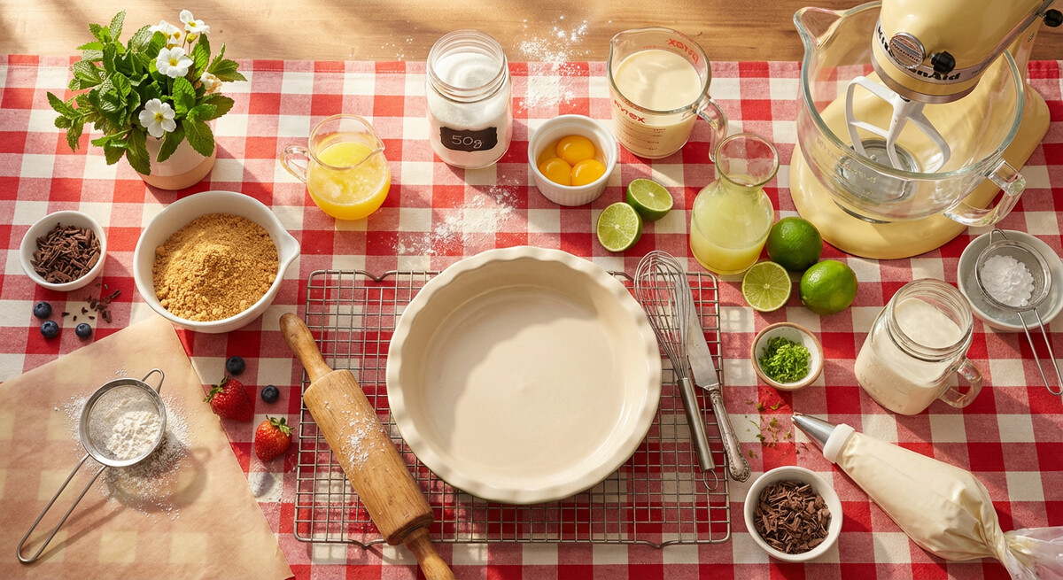 Mise en place: Tarte au Citron Vert Key Lime