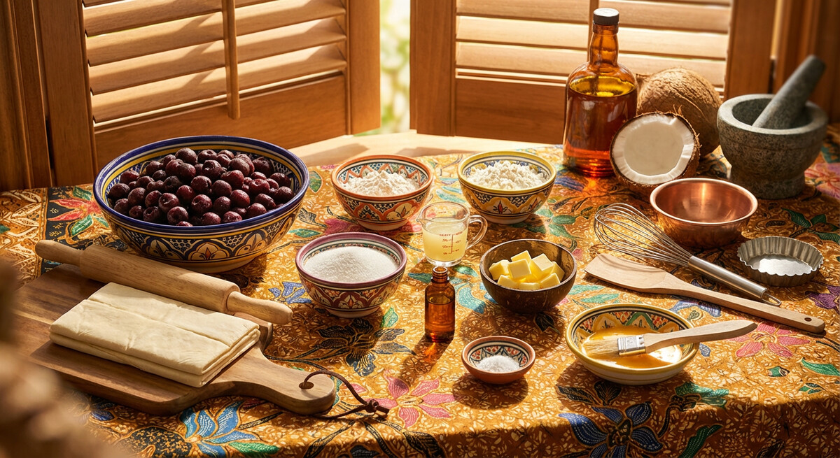 Mise en Place: Bajan Cherry Pie (Barbados)
