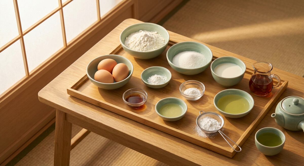 Mise en place: Pancakes Soufflés Japonais