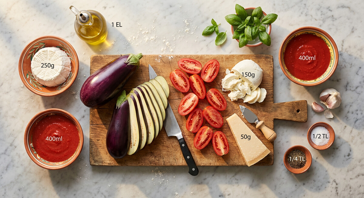 Mise en place: Involtini de Berenjena