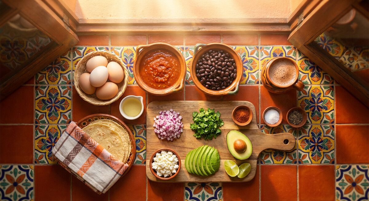 Mise en place: Huevos Rancheros