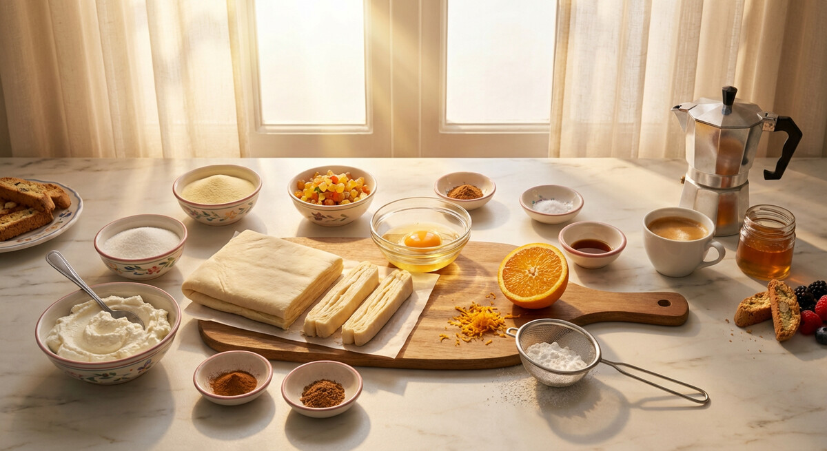 Mise en place: Sfogliatella