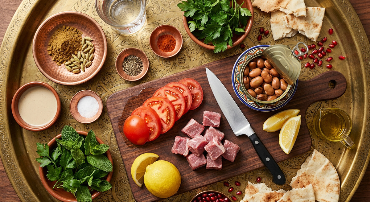 Mise en place: Ful Medames