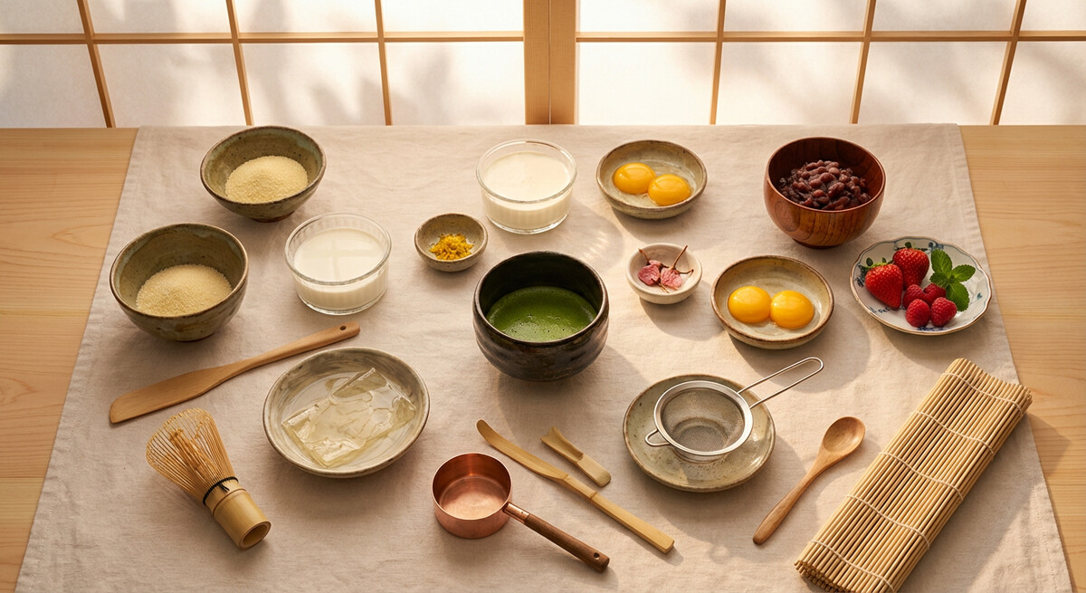 Mise en place: Mousse au Matcha