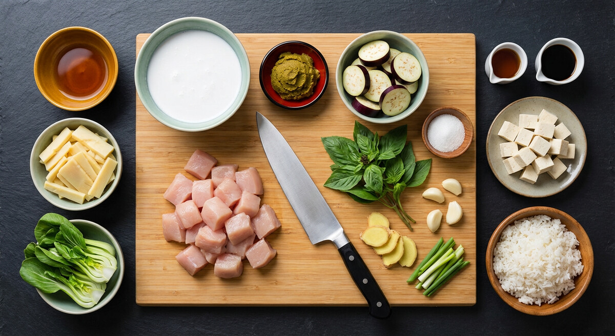 Mise en place: Curry Vert Thaï