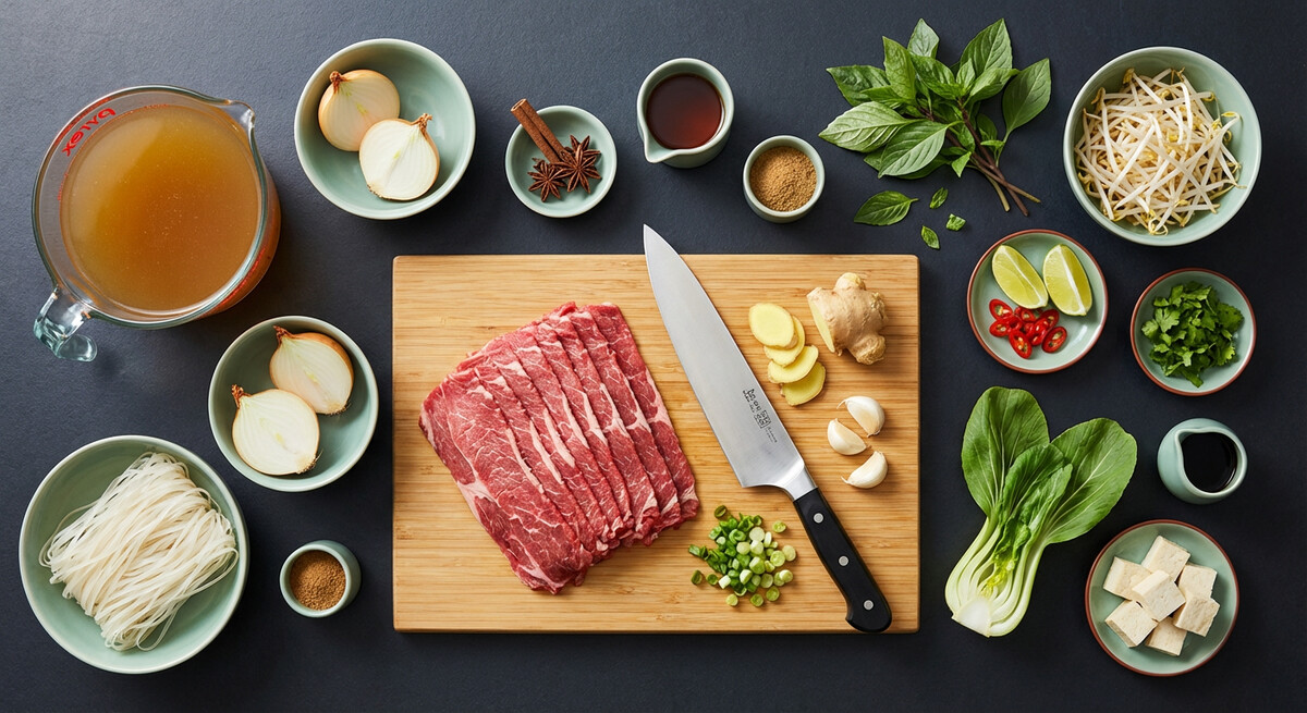 Mise en place: Pho Bo