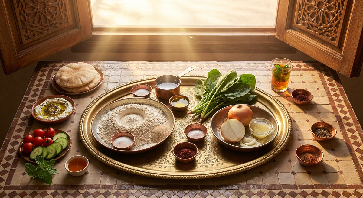 Mise en place: Fatayer