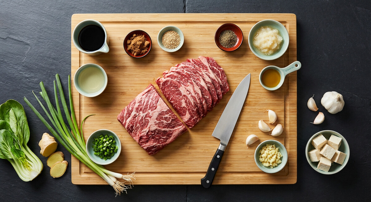 Mise en place: BBQ coréen