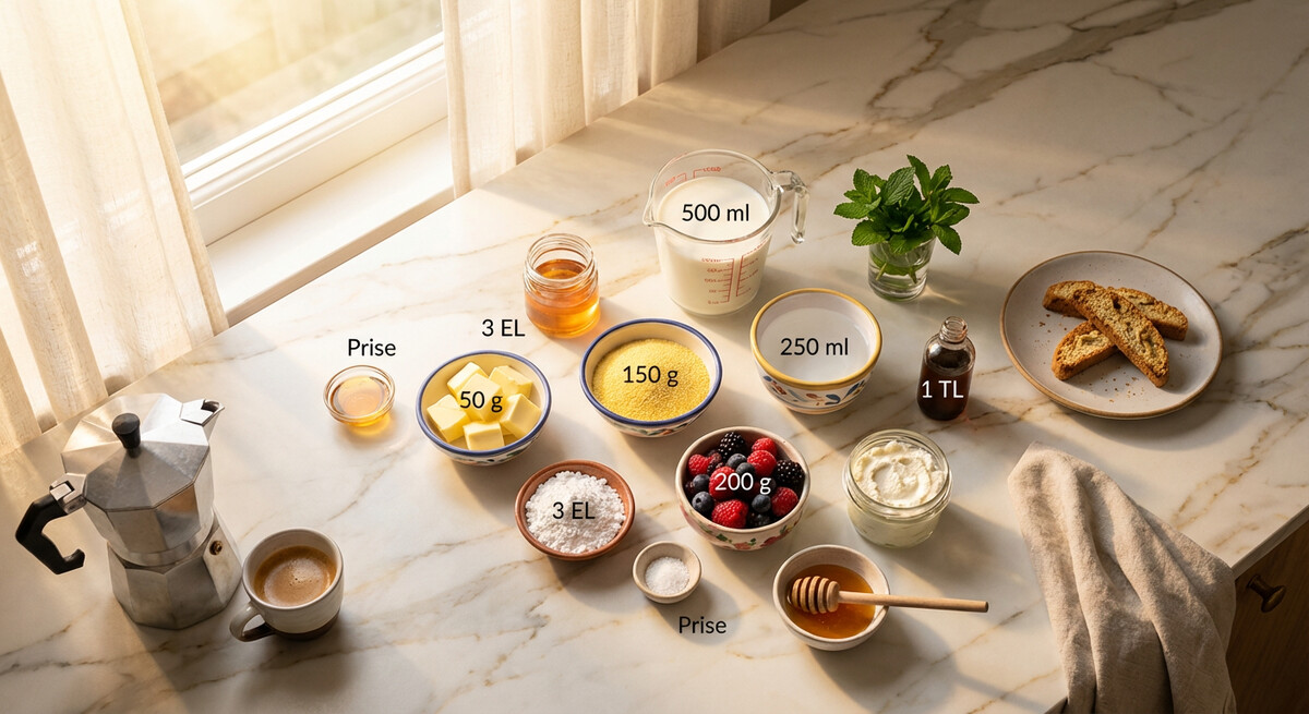 Mise en place: Polenta Dulce