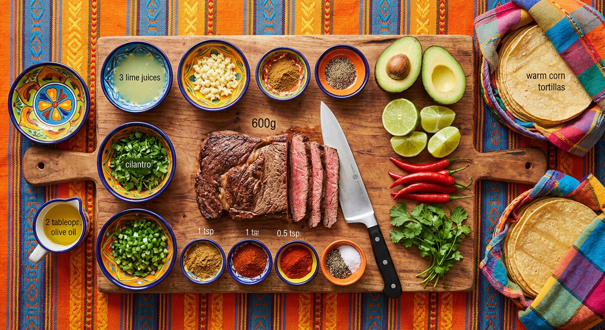 Mise en place: Carne Asada