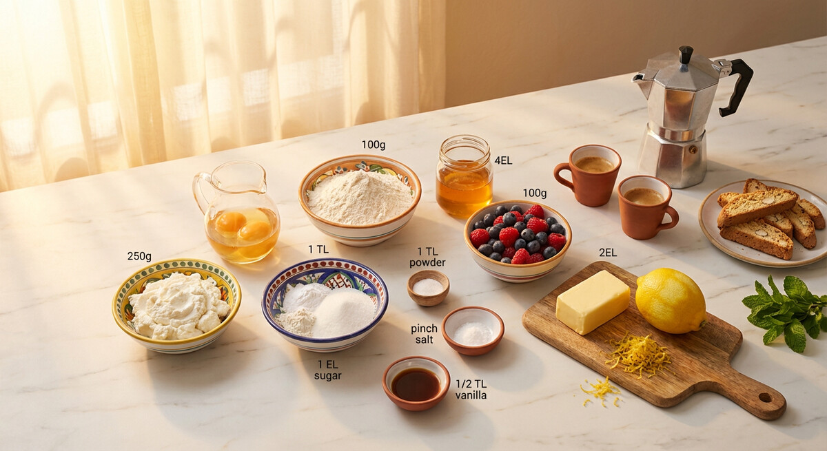 Mise en place: Panqueques de Ricotta