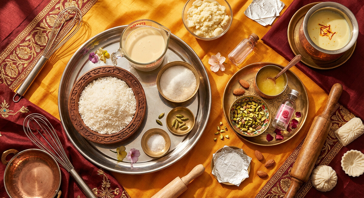 Mise en place: Burfi de Coco