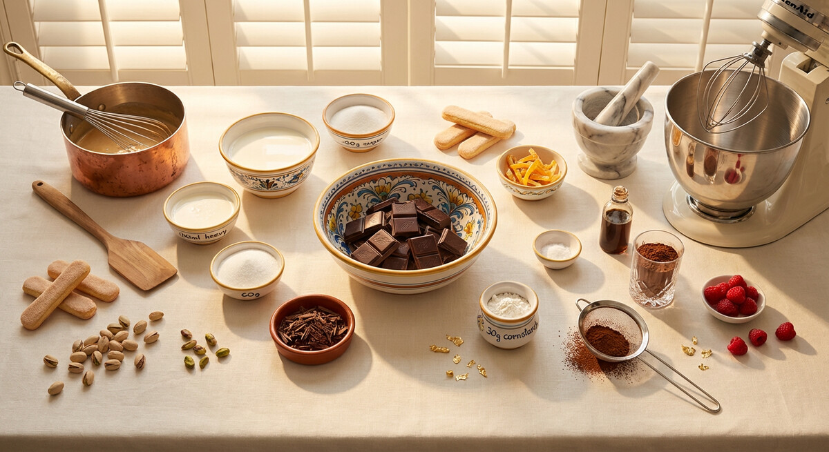 Mise en place: Budín de Chocolate