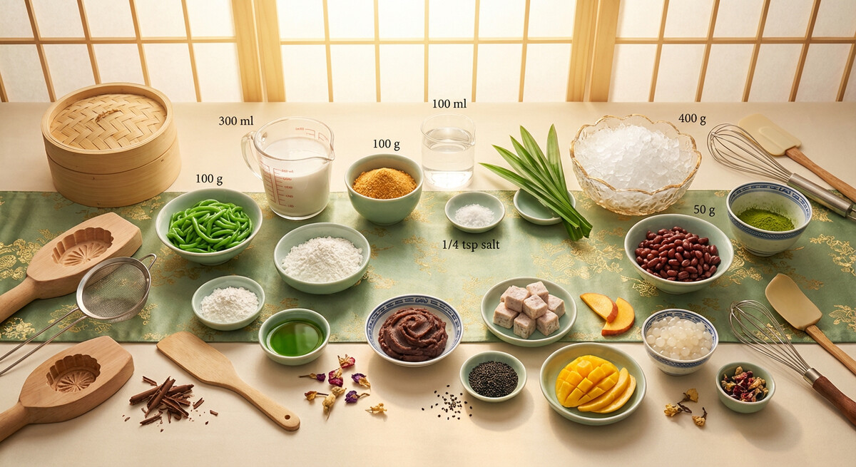 Mise en place: Cendol