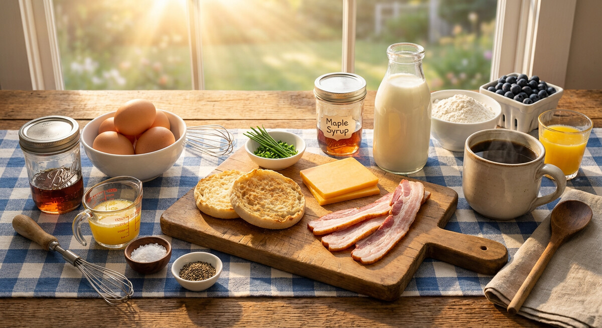 Mise en place: Sandwich du Petit-Déjeuner