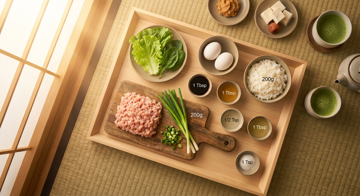 Mise en place: Soboro Donburi (Bol de Viande Hachée)