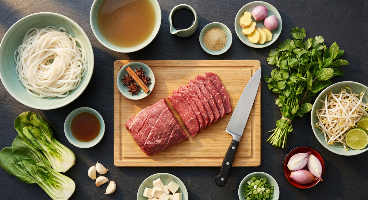 Mise en place: Pho Bœuf