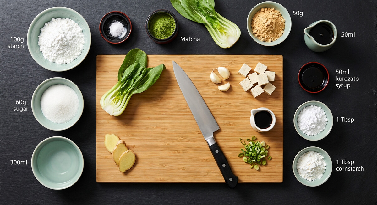 Mise en place: Warabi Mochi