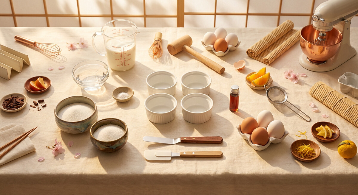 Mise en place: Pouding Japonais à la Crème (Purin)