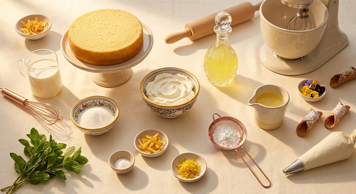 Mise en place: Delicia de Limón