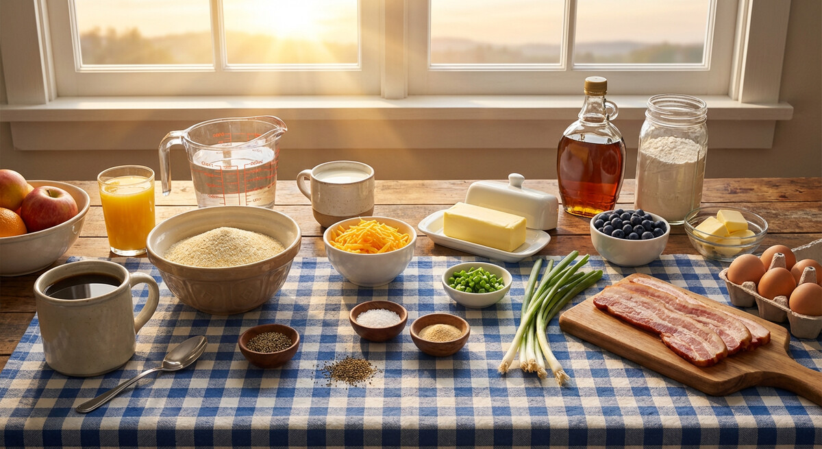 Mise en place: Grits au Fromage