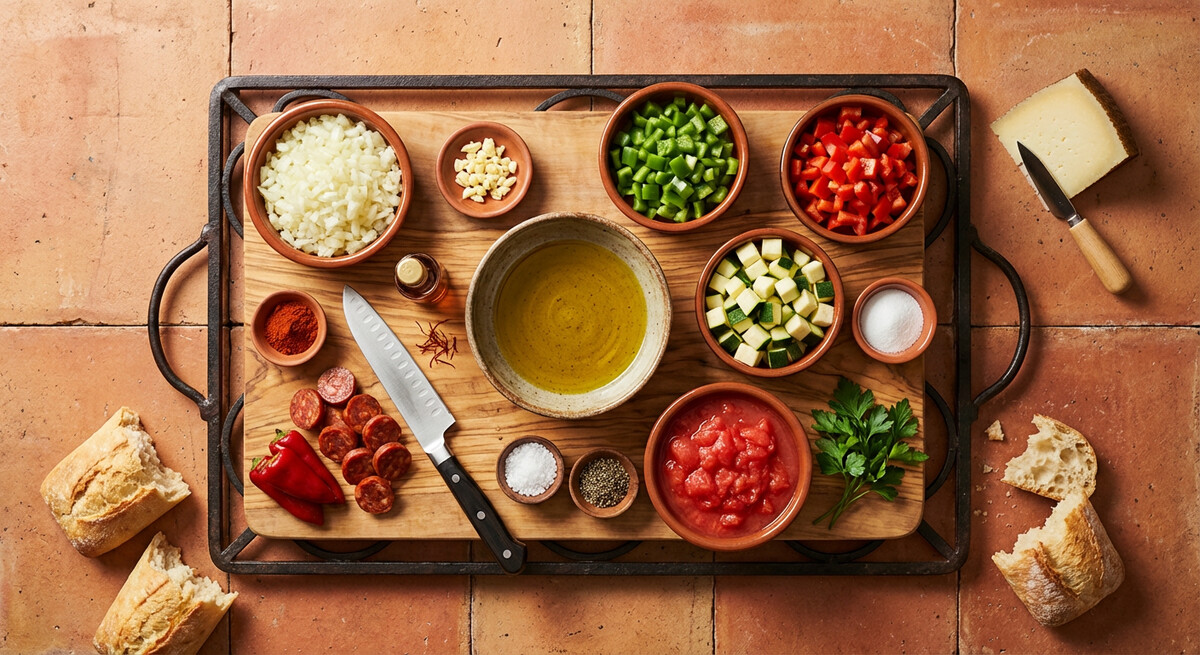 Mise en place: Pisto Manchego