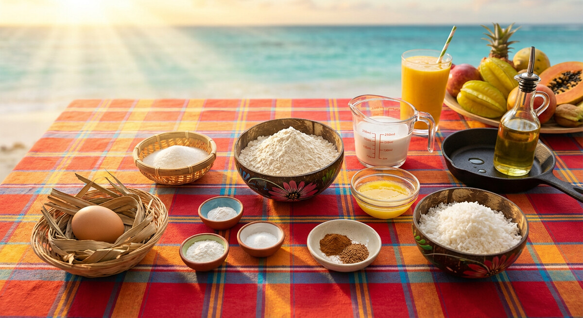Mise en Place: Barbadische Kokosnuss-Flapjacks