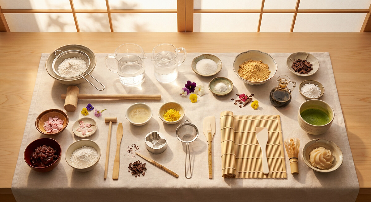 Mise en place: Warabi Mochi