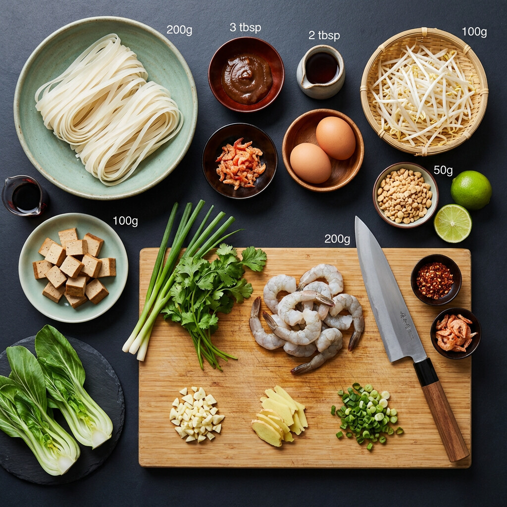 Mise en place: Pad Thaï