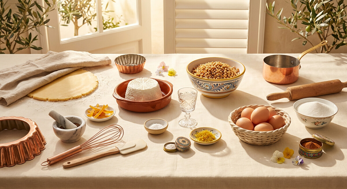 Mise en place: Pastiera Napolitana