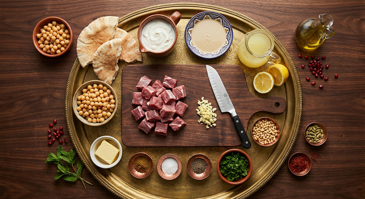 Mise en place: Fatteh