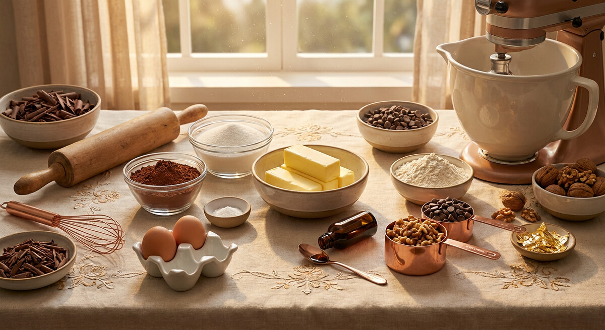 Mise en place: Brownies Fondants aux Noix