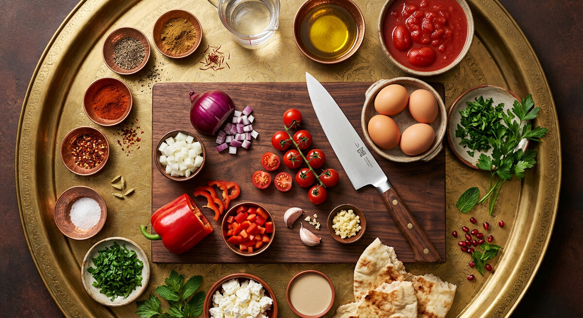 Mise en place: Shakshuka