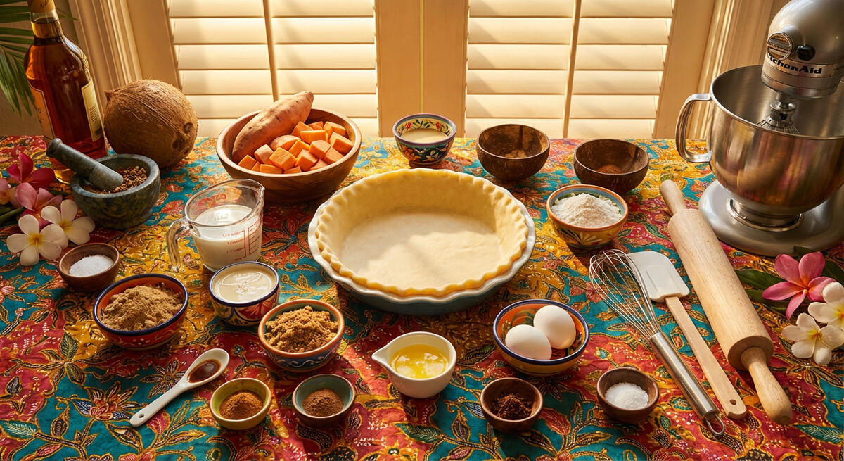 Mise en Place: Tarte à la Patate Douce (Haiti)