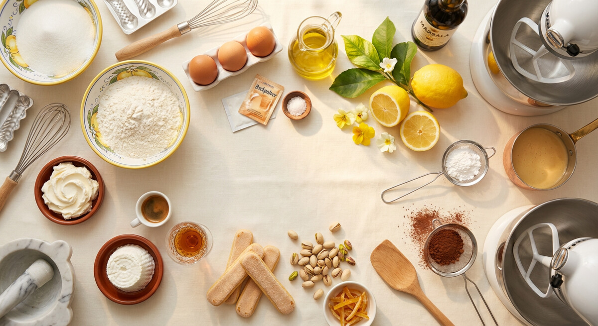 Mise en place: Torta al Limone
