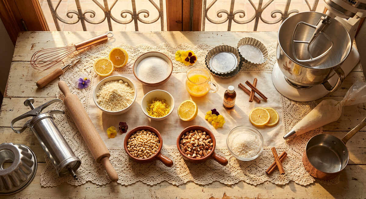 Mise en place: Panellets