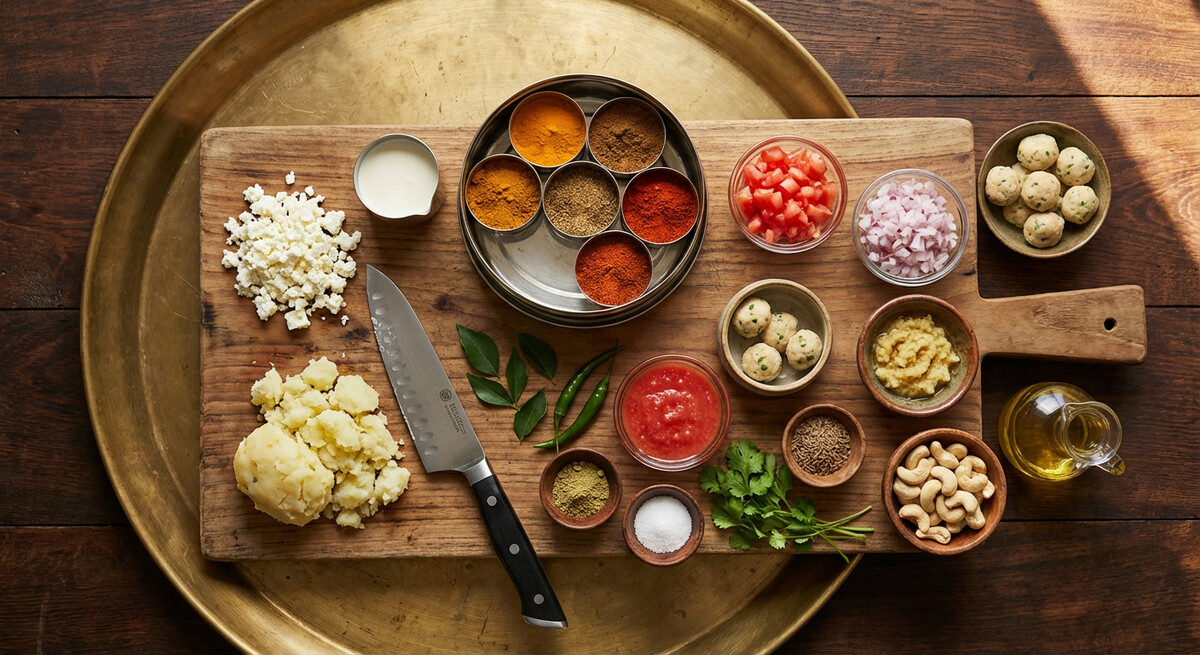Mise en place: Malai Kofta
