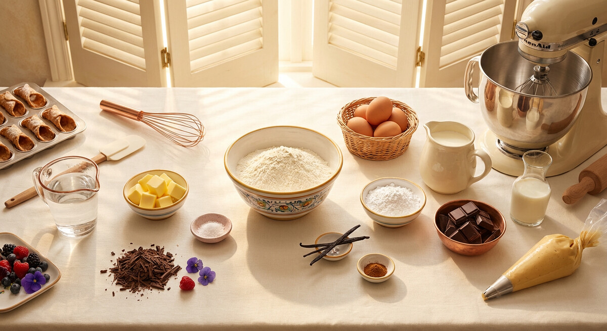 Mise en place: Profiteroles