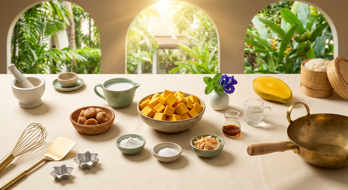 Mise en place: Citrouille Douce à la Crème de Coco
